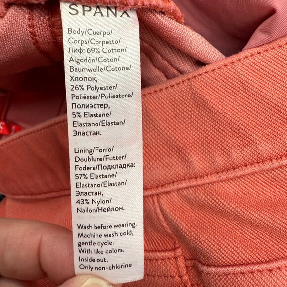 EUC Women's SPANX Ankle Jean-ish Leggings Nantucket Red 20018R | Size‎ M - Picture 9 of 11